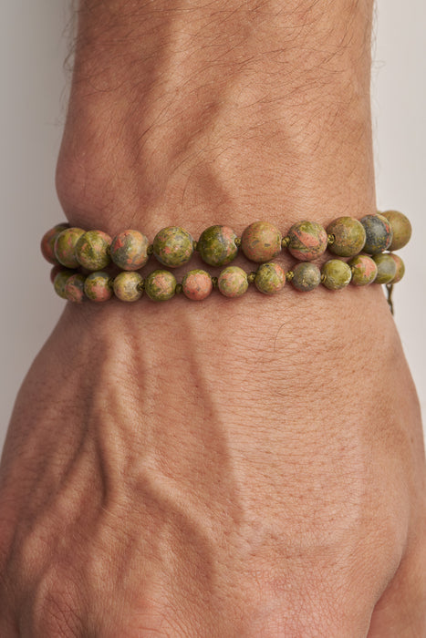 THE UNAKITE BRACELET BOLD