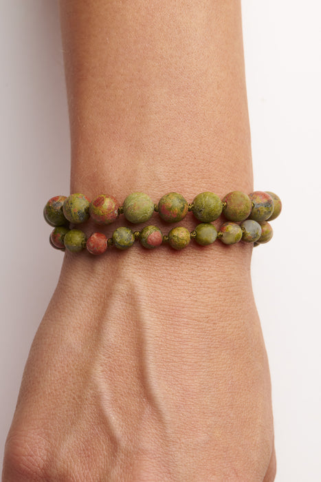 THE UNAKITE BRACELET BOLD